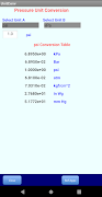 Engineering Unit Conversion 스크린샷 4