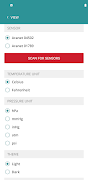 برنامه‌نما Aranet4 Display عکس از صفحه