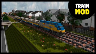 Train Mod Minecraft PE - MCPE Affiche