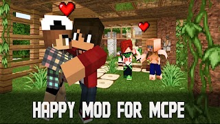 Happy Mod for Minecraft PE syot layar 1