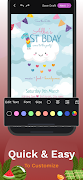 1 Schermata Party Invitation Cards Maker +