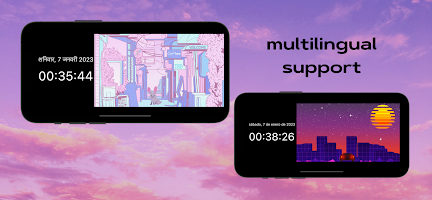 City Pop Clock.70s-80s anime स्क्रीनशॉट 1