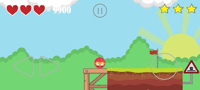 Red Rolling Ball: Bounce Boy screenshot 2