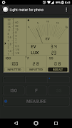 Light meter for photography screenshot 1