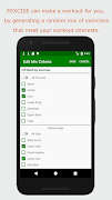 MIXCISE - custom workouts and exercises تصوير الشاشة 3