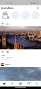 Social Media Application ภาพหน้าจอ 1