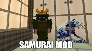 Samurai Mod for Minecraft PE poster