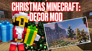 پوستر Christmas Minecraft: Decor Mod