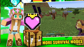 Craft Hearts Mod for Minecraft plakat