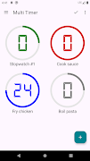 Multi Timer: concurrent timers poster