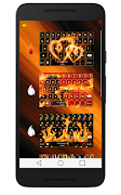 برنامه‌نما Flame Keyboard Theme عکس از صفحه