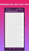 Visor hexadecimal de Android captura de pantalla 1