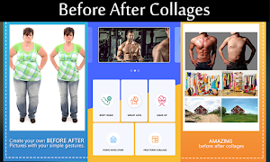 Before After Collage Plakat