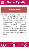 برنامه‌نما Gender Equality - offline lear عکس از صفحه