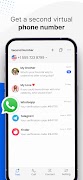 Text &Call Second Phone Number ภาพหน้าจอ 1