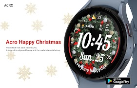 ACRO Happy Christmas Watchface 截圖 2