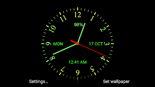 Analog Clock Live Wallpaper Screenshot 3