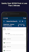 برنامه‌نما Network IP Port Scanner عکس از صفحه
