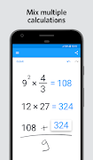 برنامه‌نما MyScript Calculator 2 عکس از صفحه