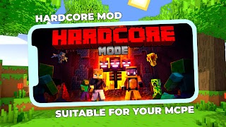 Hardcore Mod for Minecraft اسکرین شاٹ 2