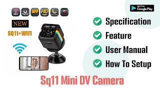 sq11 mini dv camera app guide ポスター