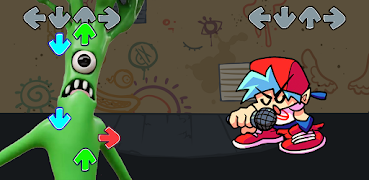 FNF tall vector Ban Mod Funkin poster