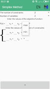 Simplex Method imagem de tela 1