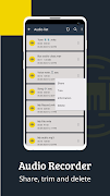 برنامه‌نما Audio Recorder عکس از صفحه