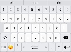 Afrikaans / AppsTech Keyboard スクリーンショット 1