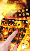 Burning Keyboard Wallpaper HD screenshot 1