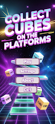 Collect cubes on the platforms 海報