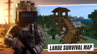 Battle Royale Map in Minecraft 스크린샷 1