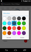 Concentric Clock Widget capture d'écran 1