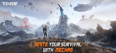 برنامه‌نما Titanite: Mecha Survival Game عکس از صفحه