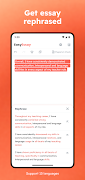 برنامه‌نما EasyEssay عکس از صفحه