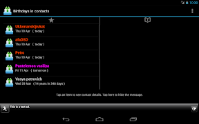 Birthdays Manager Reminder screenshot 5