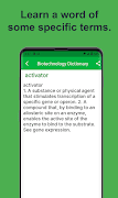 Biotechnology Dictionary imagem de tela 4