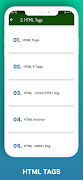 Learn HTML Coding captura de pantalla 6