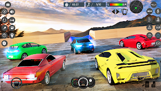 Water Slide Car Race games screenshot 2