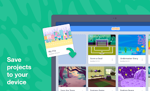 برنامه‌نما Scratch عکس از صفحه