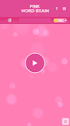 PINK WORD BRAIN screenshot 1