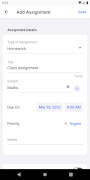 Student Study planner スクリーンショット 1