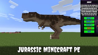 برنامه‌نما Jurassic Mod for Minecraft PE عکس از صفحه