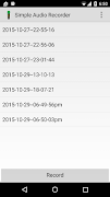 Simple Audio Recorder پوسٹر