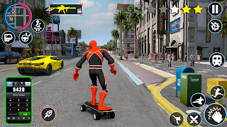 Spider Game Crime Rope Hero 截图 6