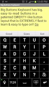 Big Buttons Keyboard Deluxe screenshot 1