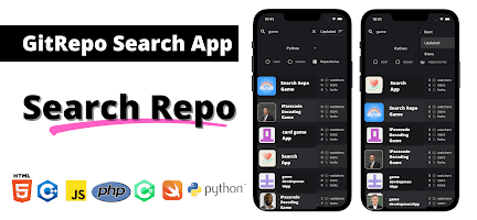 GitRepo Search App पोस्टर