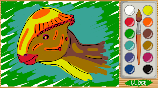 برنامه‌نما Dino paint عکس از صفحه