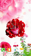 Rose Flower Clock স্ক্রিনশট 3