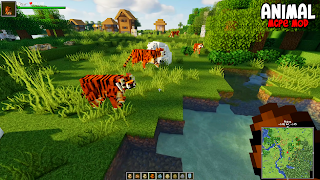 Wild Animal Zoo Mod Minecraft تصوير الشاشة 7